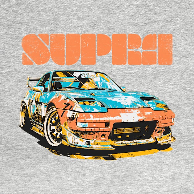 90s retro vintage japanese old school car tokyo race motorsports by bulografik